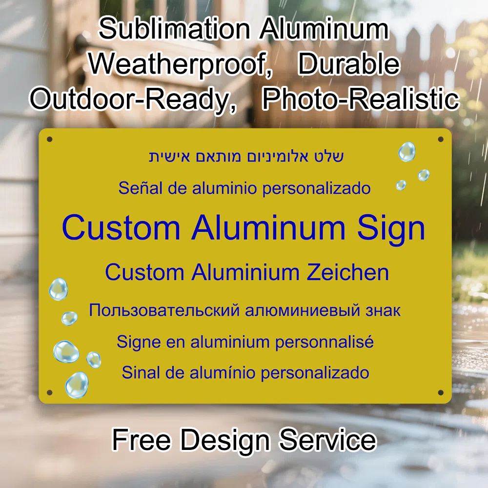 Photo Acrylic Block - Custom Aluminum Sign Personalized Photo Printing