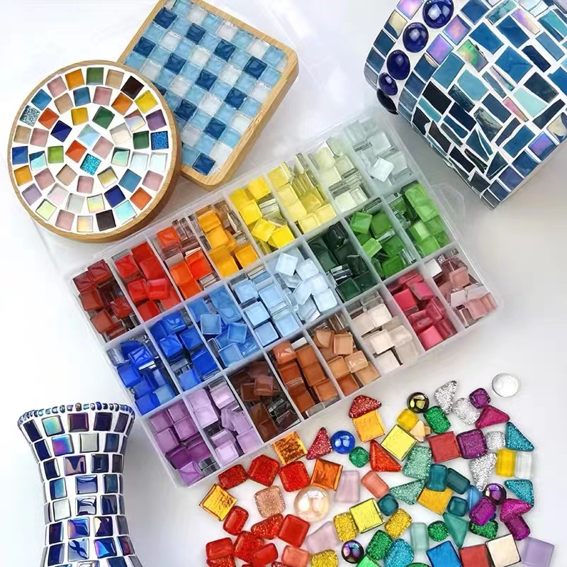 DIY Ceramic Mosaic Glass 50pcs - đánh giá và giá Ceramic Tile Blank