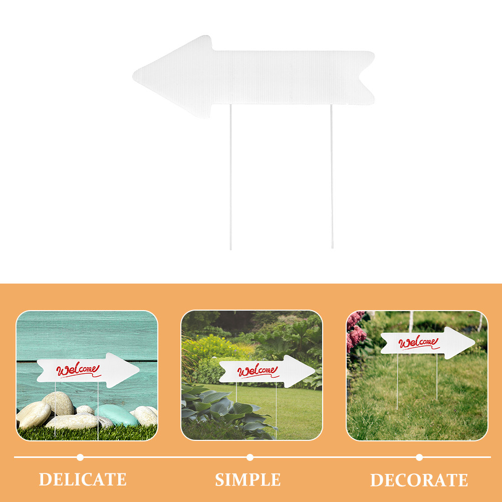2Pcs Blank Yard Sign Corrugate - đánh giá và giá Yard Sign Blank