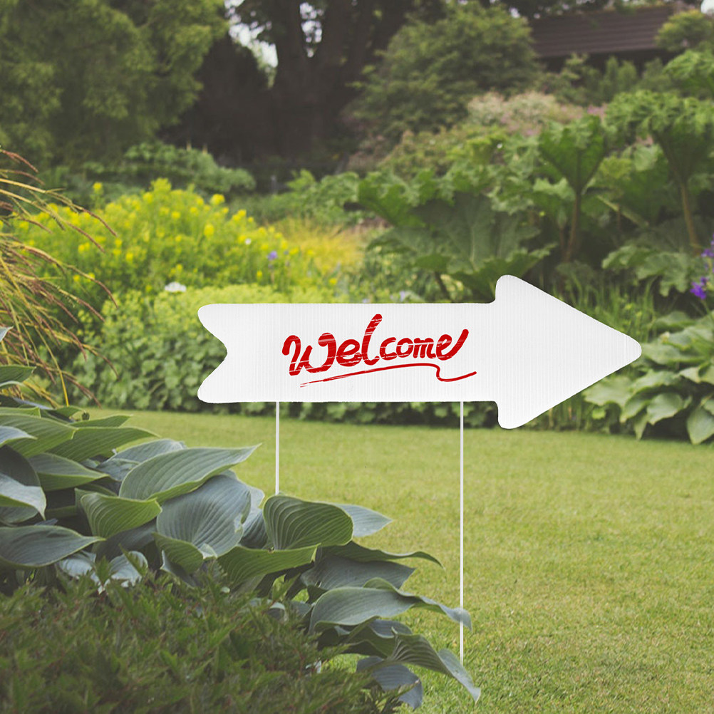 2Pcs Blank Yard Sign Corrugate - đánh giá và giá Yard Sign Blank